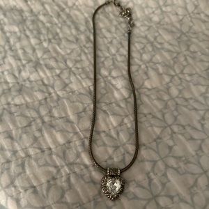 Brighton heart crystal necklace 18”